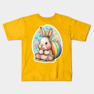 Cute Easter Bunny Kids T-Shirt